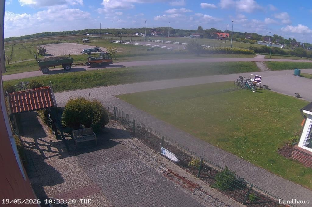 Archiv Foto Webcam Langeoog: Landhaus am Schniederdamm