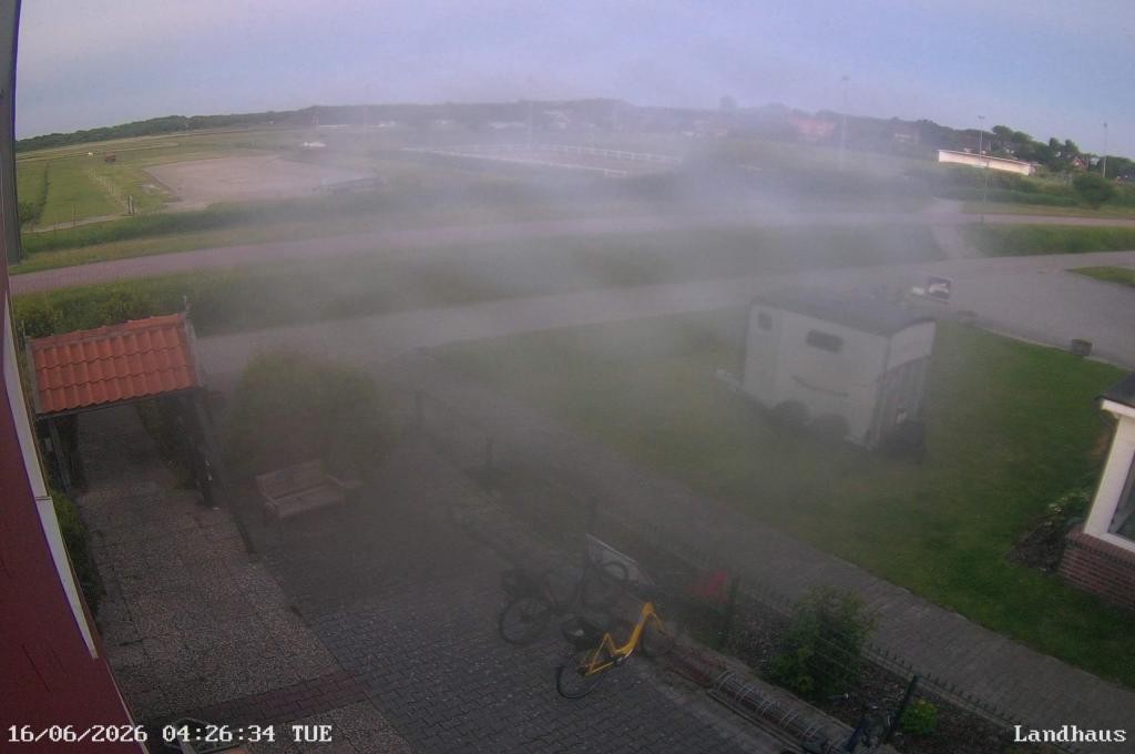 Archiv Foto Webcam Langeoog: Landhaus am Schniederdamm