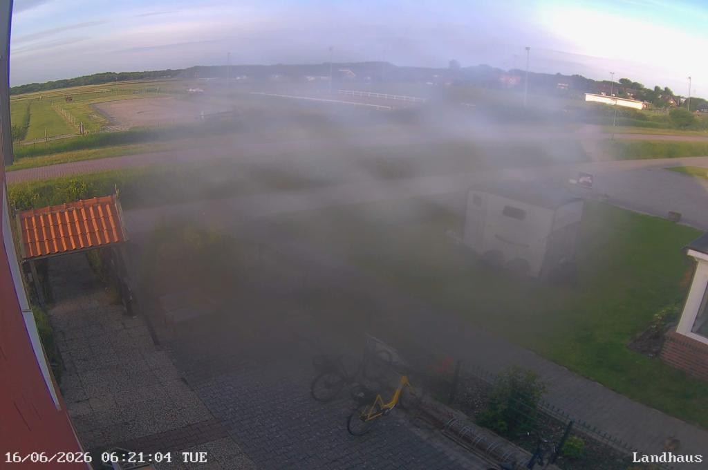 Archiv Foto Webcam Langeoog: Landhaus am Schniederdamm