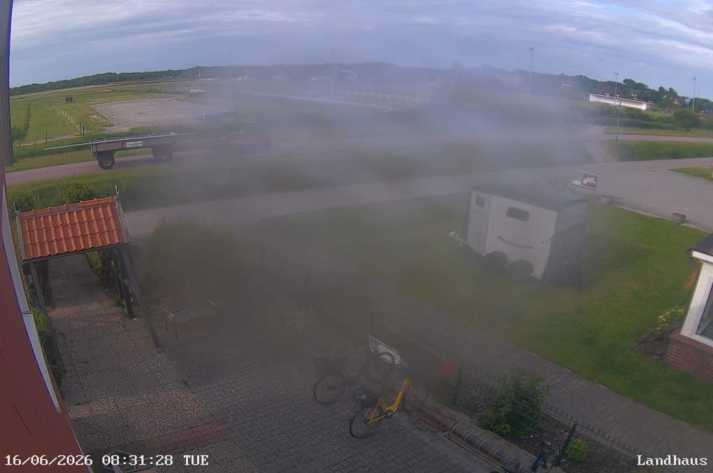 Archiv Foto Webcam Langeoog: Landhaus am Schniederdamm
