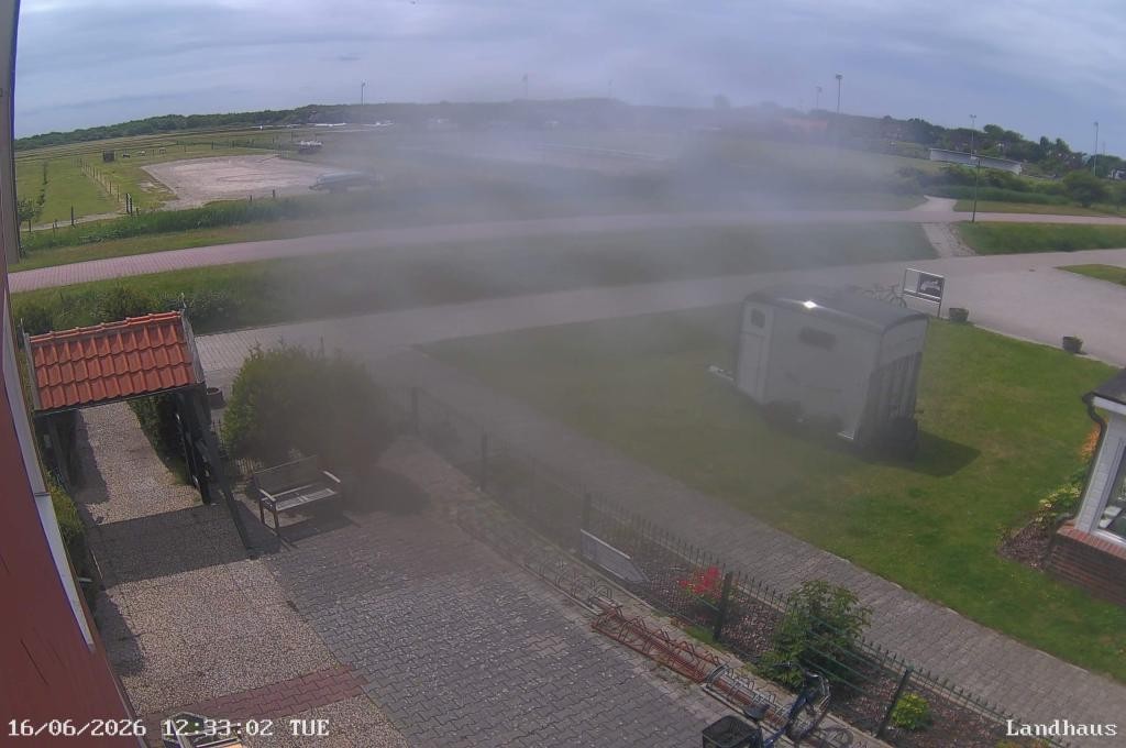 Archiv Foto Webcam Langeoog: Landhaus am Schniederdamm