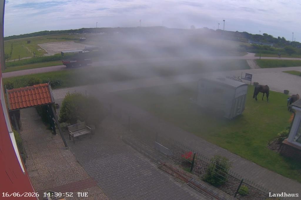 Archiv Foto Webcam Langeoog: Landhaus am Schniederdamm