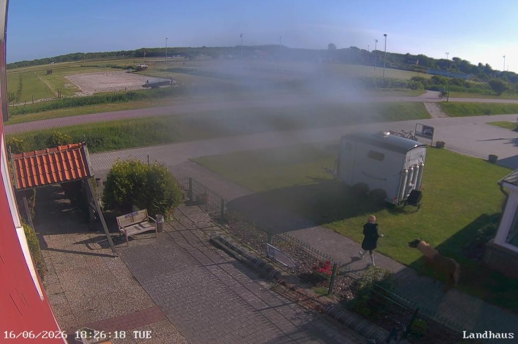Archiv Foto Webcam Langeoog: Landhaus am Schniederdamm