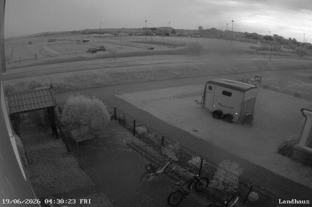 Archiv Foto Webcam Langeoog: Landhaus am Schniederdamm