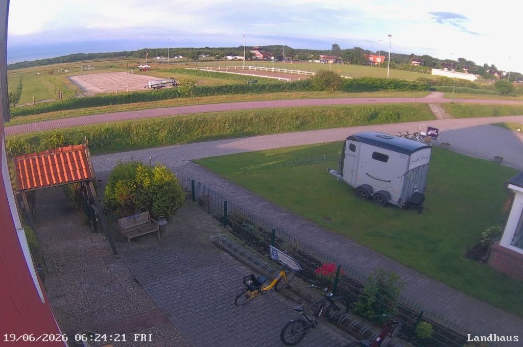 Archiv Foto Webcam Langeoog: Landhaus am Schniederdamm