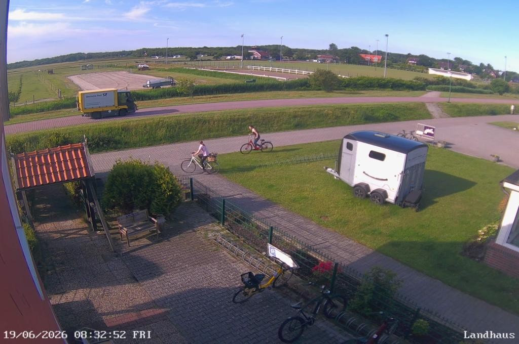 Archiv Foto Webcam Langeoog: Landhaus am Schniederdamm