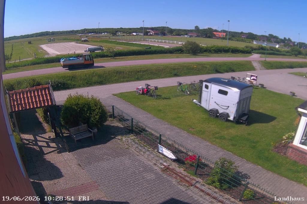 Archiv Foto Webcam Langeoog: Landhaus am Schniederdamm
