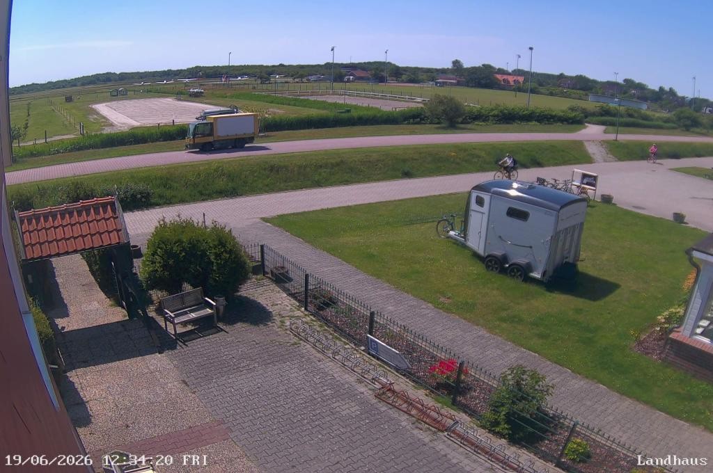 Archiv Foto Webcam Langeoog: Landhaus am Schniederdamm