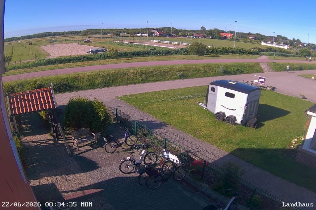 Archiv Foto Webcam Langeoog: Landhaus am Schniederdamm