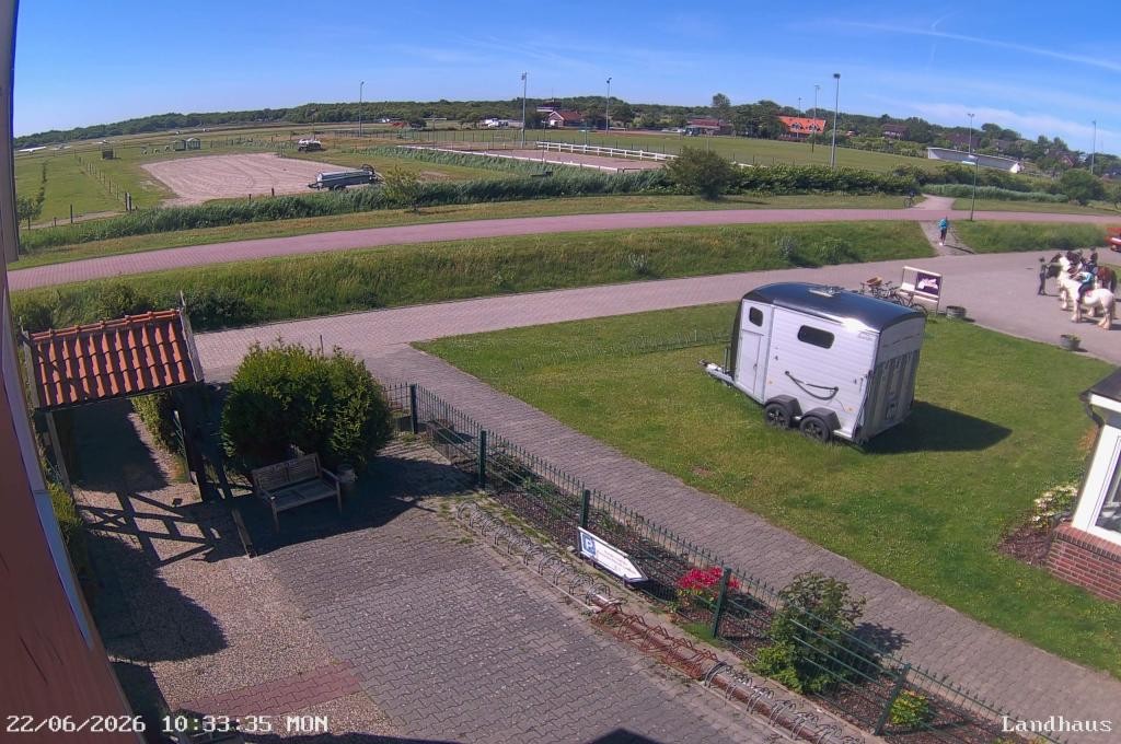 Archiv Foto Webcam Langeoog: Landhaus am Schniederdamm
