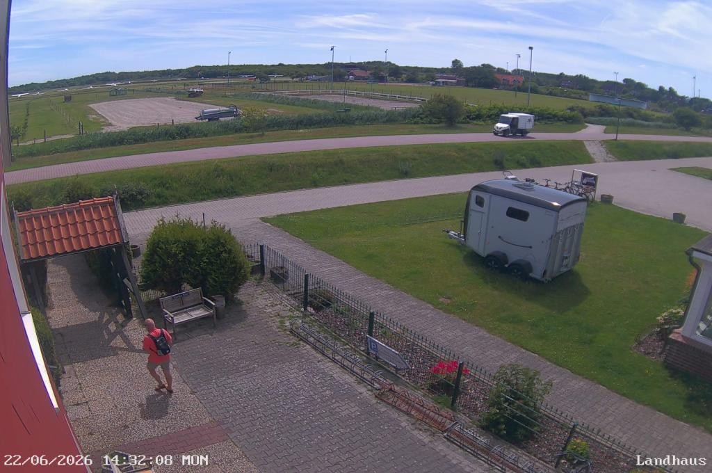 Archiv Foto Webcam Langeoog: Landhaus am Schniederdamm
