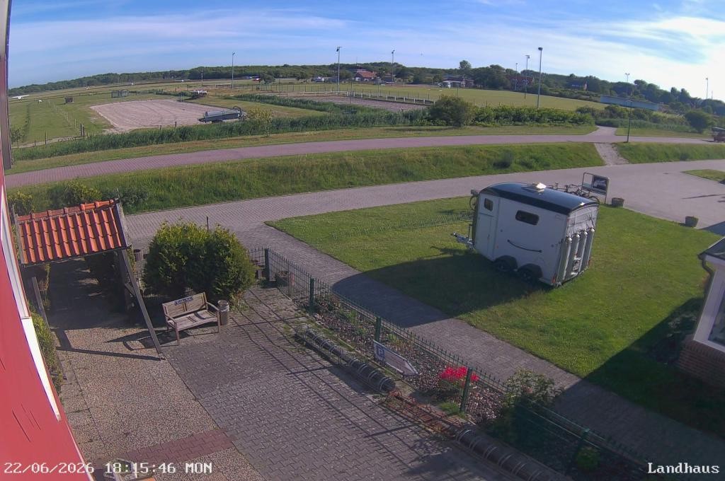 Archiv Foto Webcam Langeoog: Landhaus am Schniederdamm
