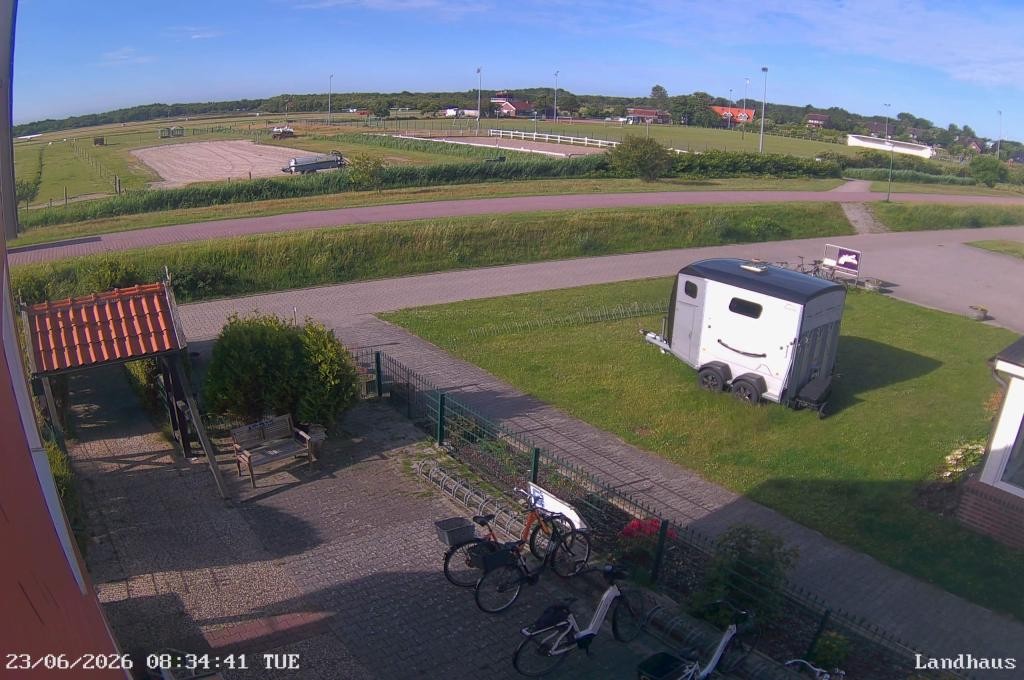 Archiv Foto Webcam Langeoog: Landhaus am Schniederdamm