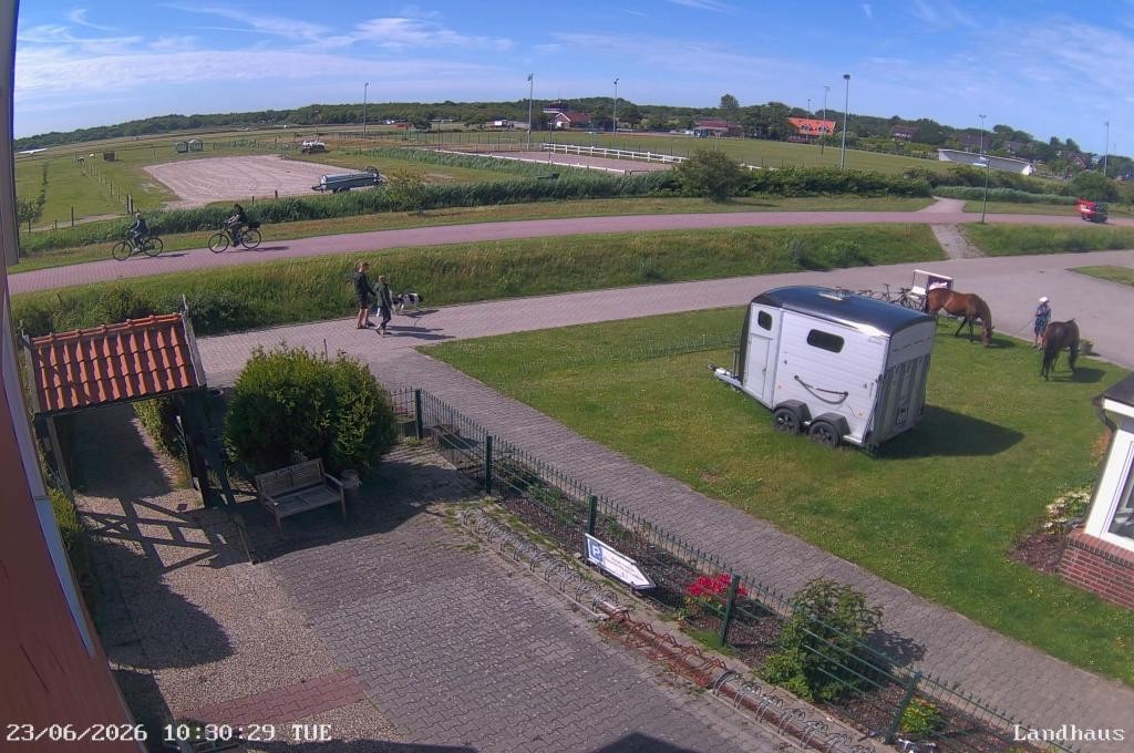 Archiv Foto Webcam Langeoog: Landhaus am Schniederdamm