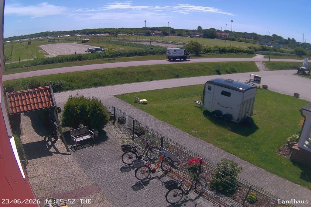 Archiv Foto Webcam Langeoog: Landhaus am Schniederdamm