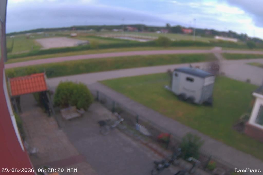 Archiv Foto Webcam Langeoog: Landhaus am Schniederdamm