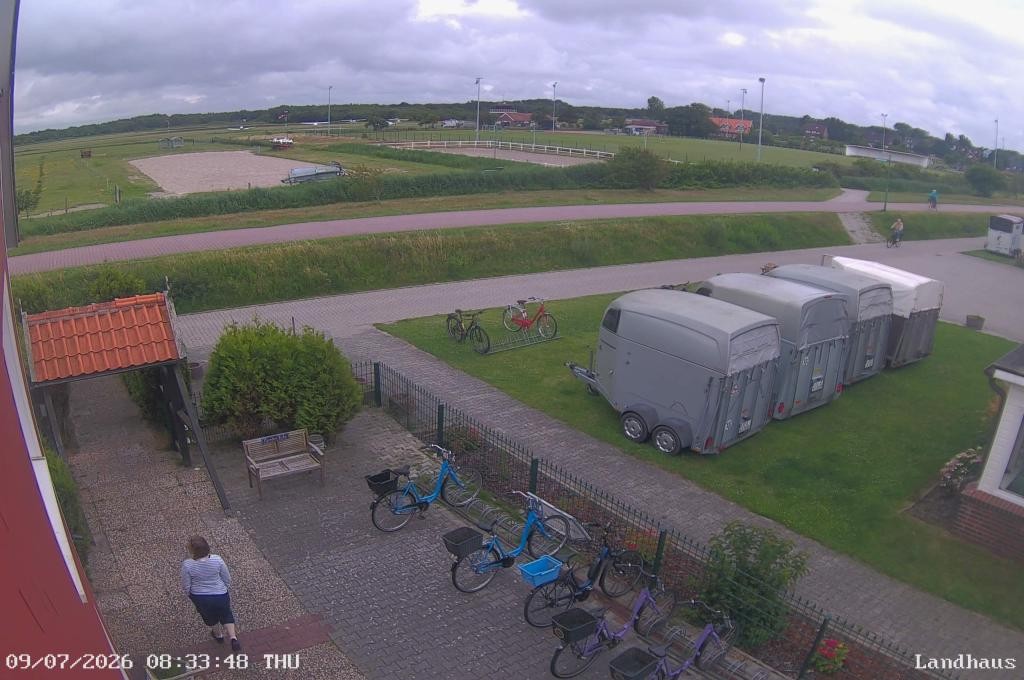 Archiv Foto Webcam Langeoog: Landhaus am Schniederdamm