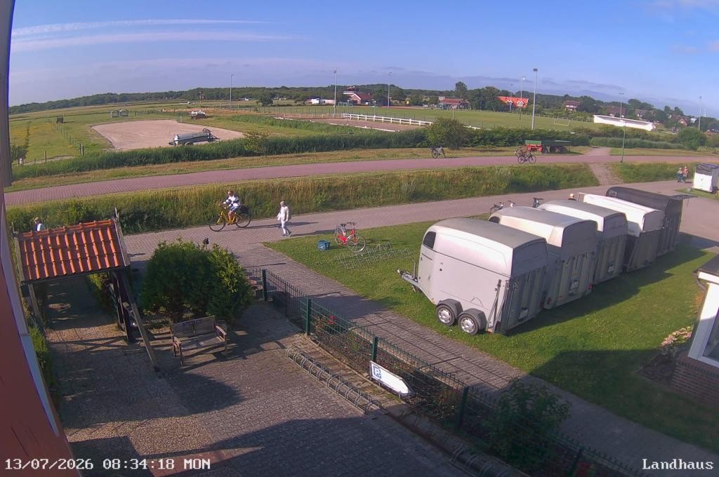 Archiv Foto Webcam Langeoog: Landhaus am Schniederdamm