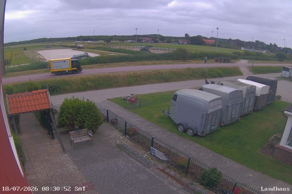 Archiv Foto Webcam Langeoog: Landhaus am Schniederdamm