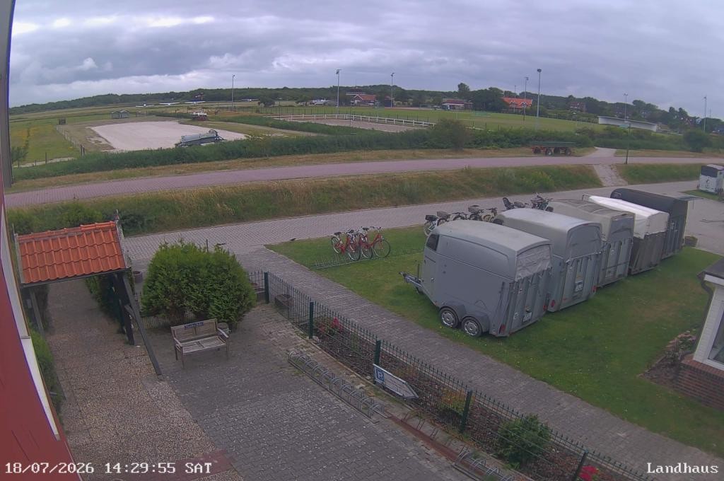 Archiv Foto Webcam Langeoog: Landhaus am Schniederdamm
