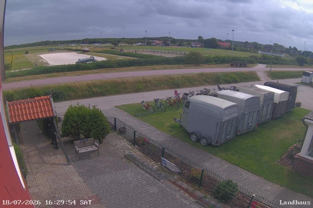 Archiv Foto Webcam Langeoog: Landhaus am Schniederdamm