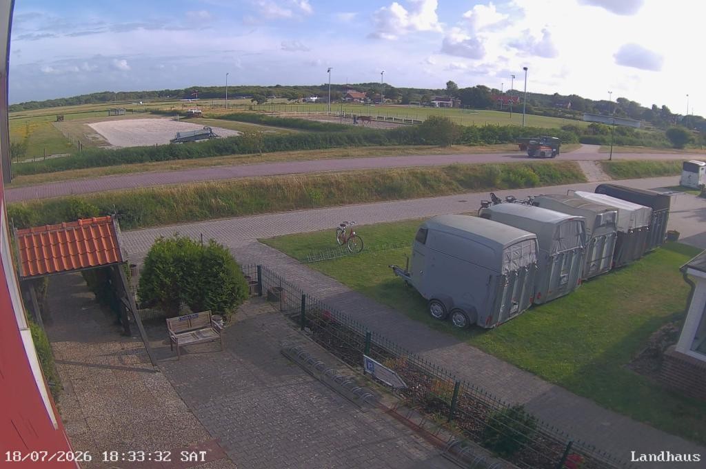 Archiv Foto Webcam Langeoog: Landhaus am Schniederdamm