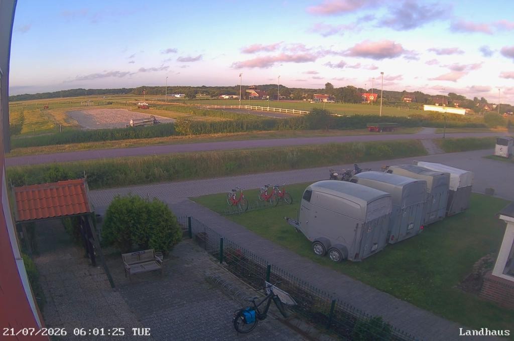 Archiv Foto Webcam Langeoog: Landhaus am Schniederdamm