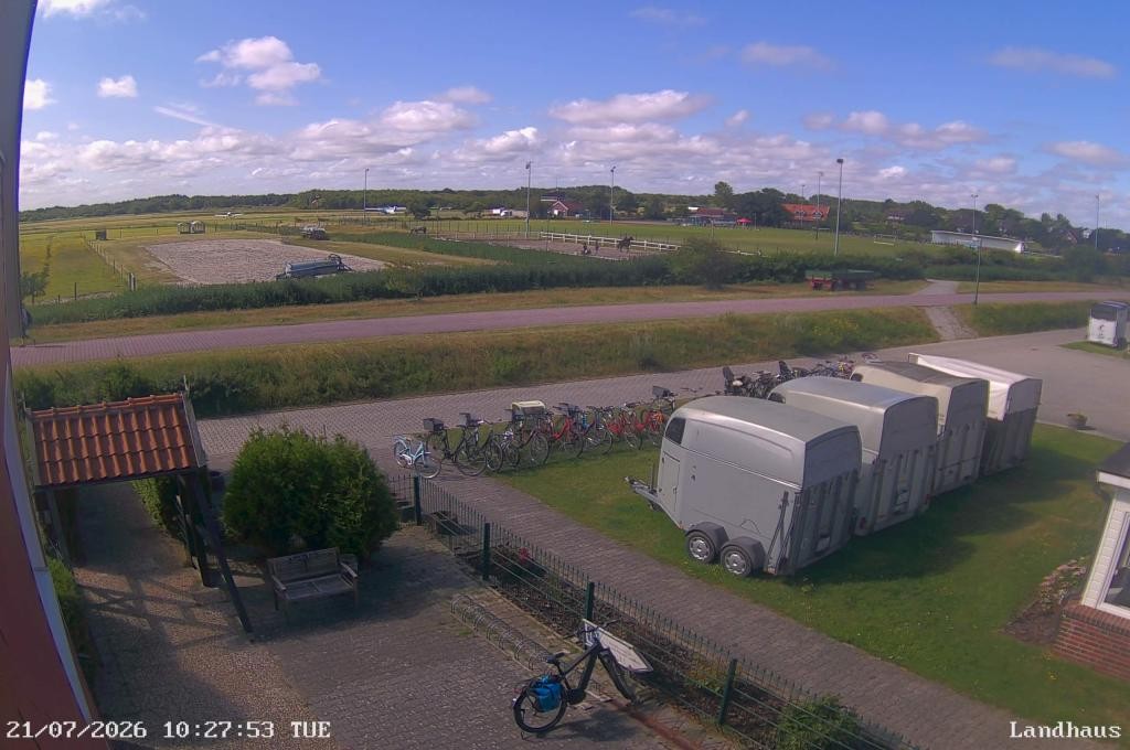 Archiv Foto Webcam Langeoog: Landhaus am Schniederdamm