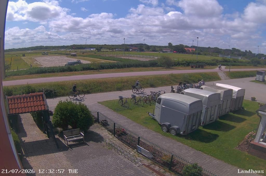 Archiv Foto Webcam Langeoog: Landhaus am Schniederdamm