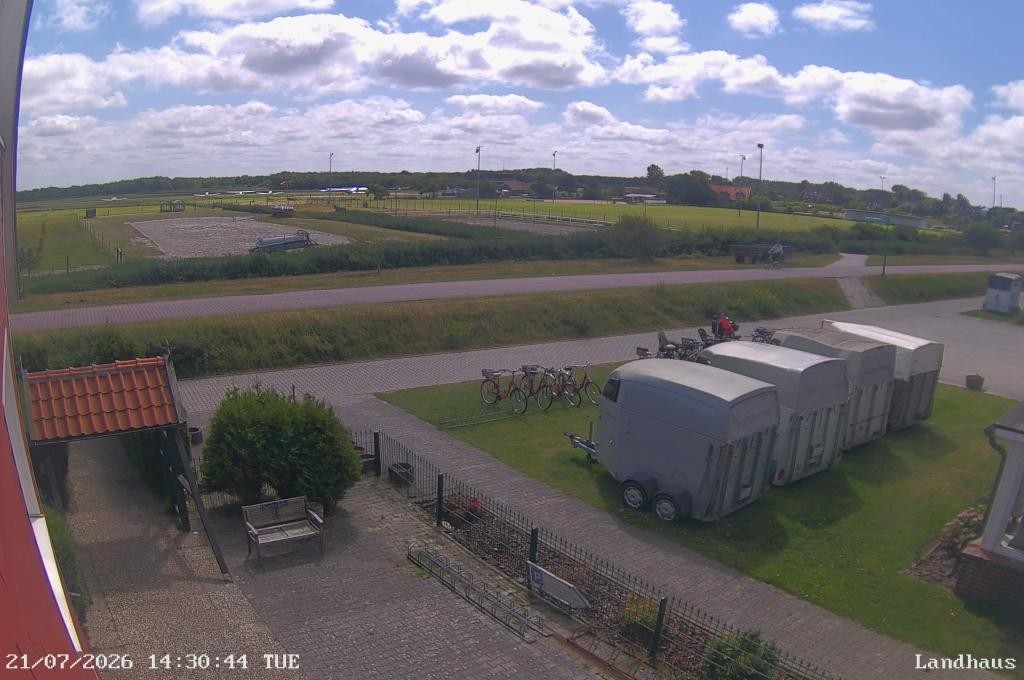 Archiv Foto Webcam Langeoog: Landhaus am Schniederdamm