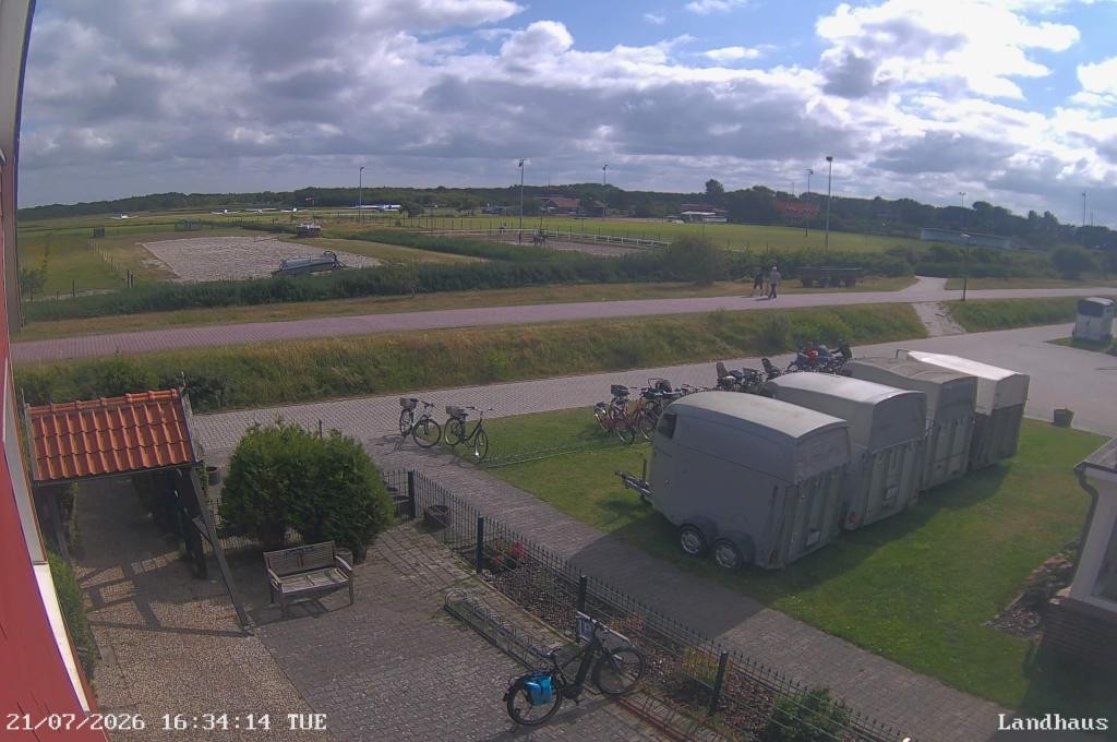 Archiv Foto Webcam Langeoog: Landhaus am Schniederdamm