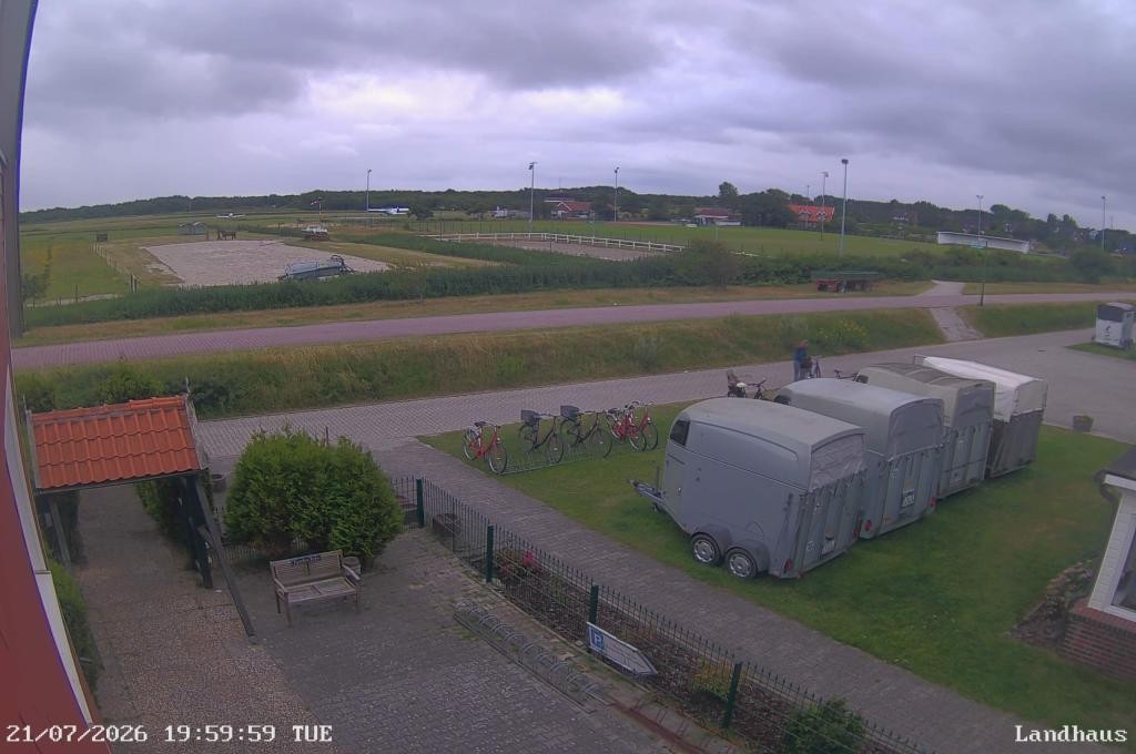 Archiv Foto Webcam Langeoog: Landhaus am Schniederdamm
