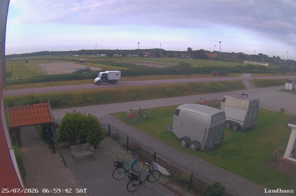 Archiv Foto Webcam Langeoog: Landhaus am Schniederdamm