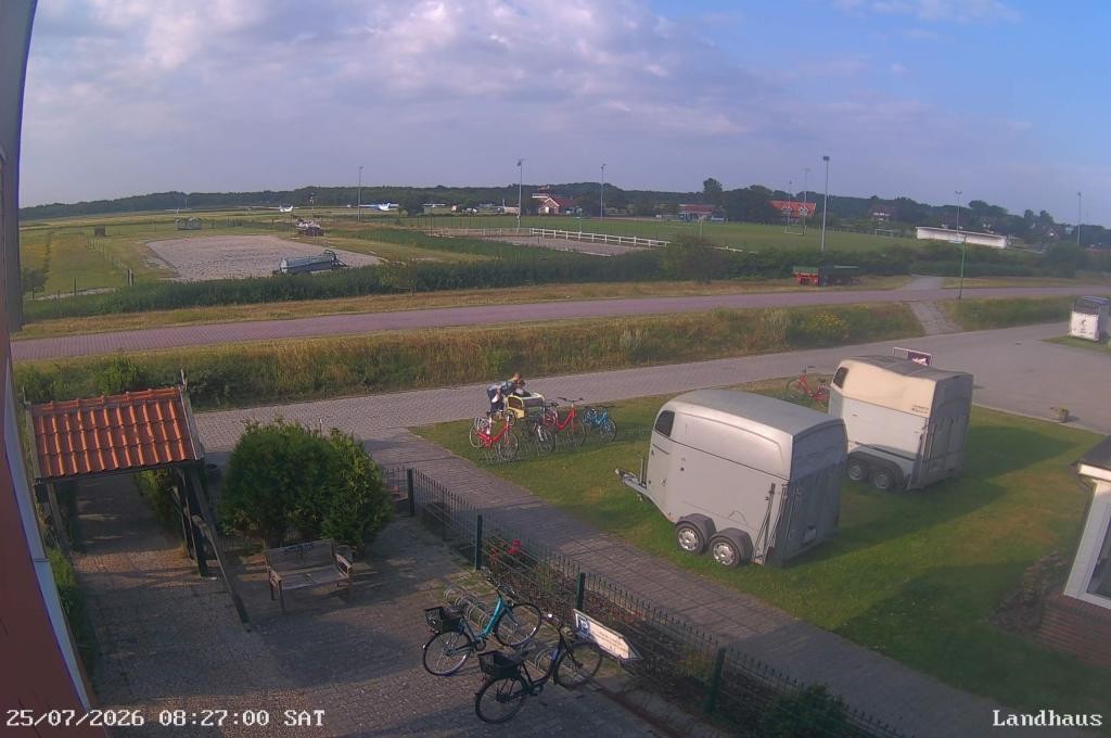 Archiv Foto Webcam Langeoog: Landhaus am Schniederdamm