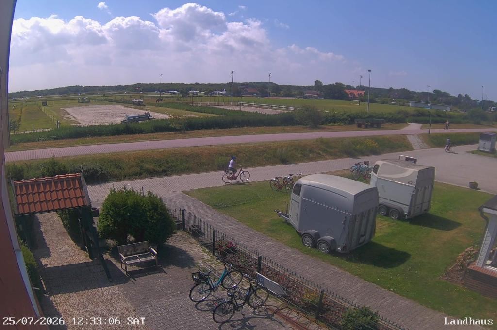 Archiv Foto Webcam Langeoog: Landhaus am Schniederdamm