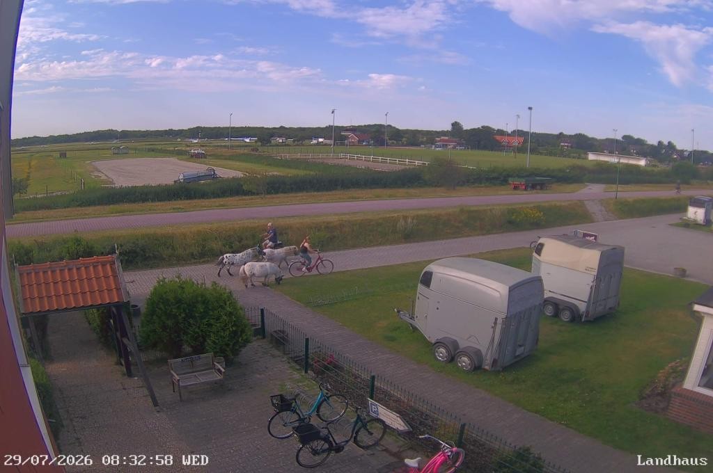 Archiv Foto Webcam Langeoog: Landhaus am Schniederdamm