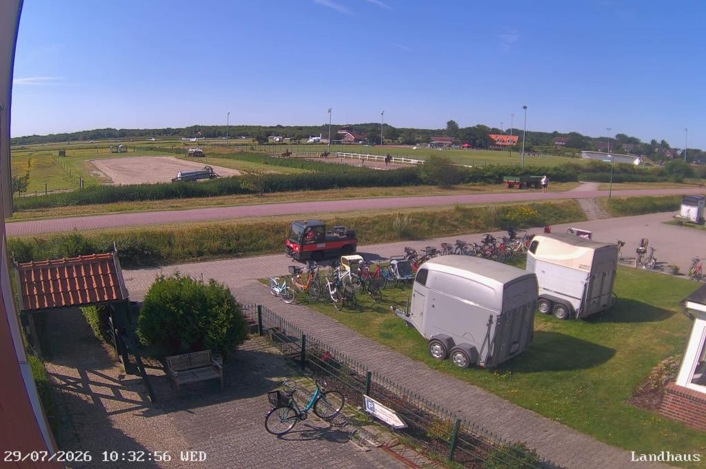 Archiv Foto Webcam Langeoog: Landhaus am Schniederdamm