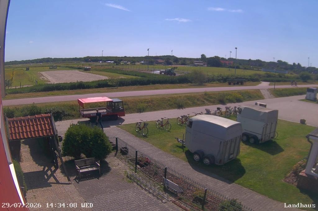 Archiv Foto Webcam Langeoog: Landhaus am Schniederdamm