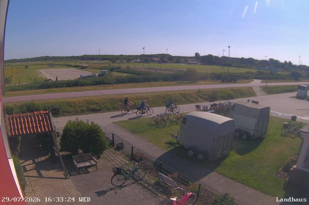 Archiv Foto Webcam Langeoog: Landhaus am Schniederdamm