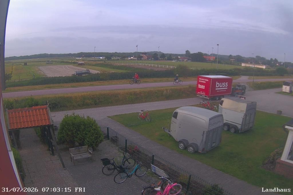 Archiv Foto Webcam Langeoog: Landhaus am Schniederdamm