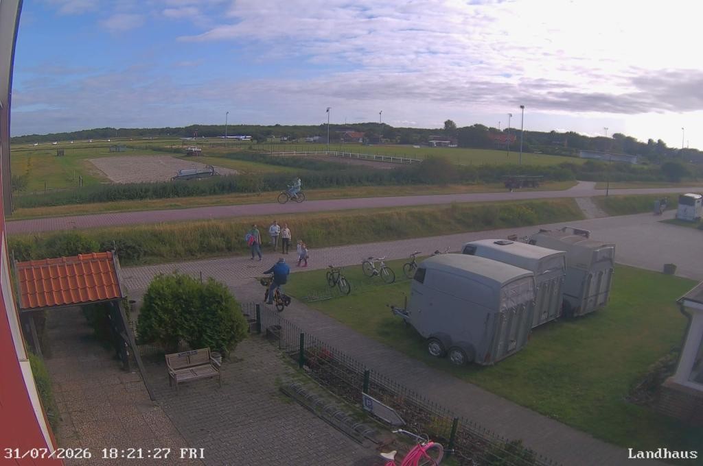 Archiv Foto Webcam Langeoog: Landhaus am Schniederdamm