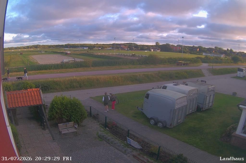 Archiv Foto Webcam Langeoog: Landhaus am Schniederdamm