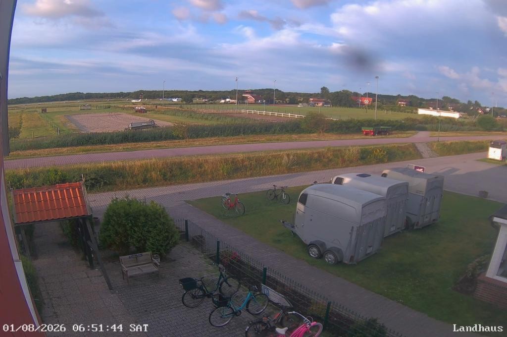 Archiv Foto Webcam Langeoog: Landhaus am Schniederdamm
