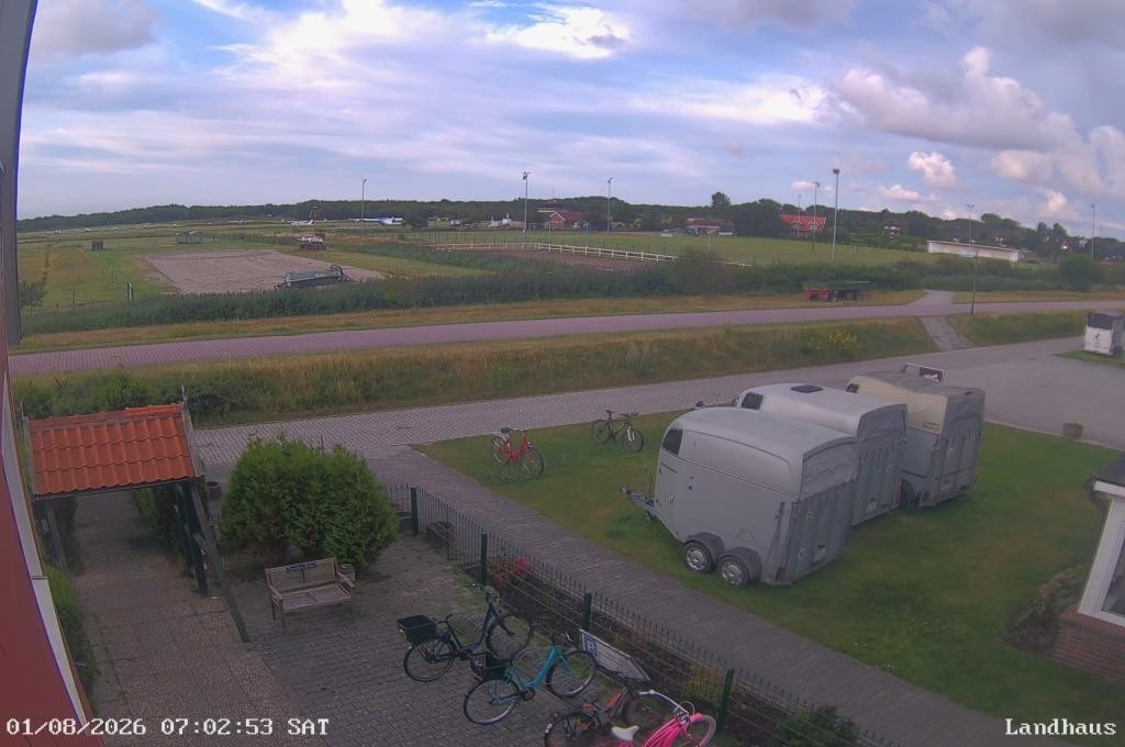 Archiv Foto Webcam Langeoog: Landhaus am Schniederdamm