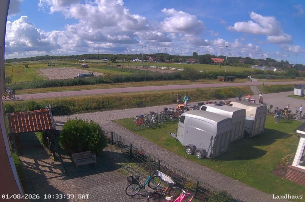 Archiv Foto Webcam Langeoog: Landhaus am Schniederdamm