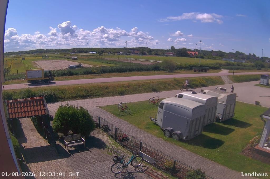 Archiv Foto Webcam Langeoog: Landhaus am Schniederdamm