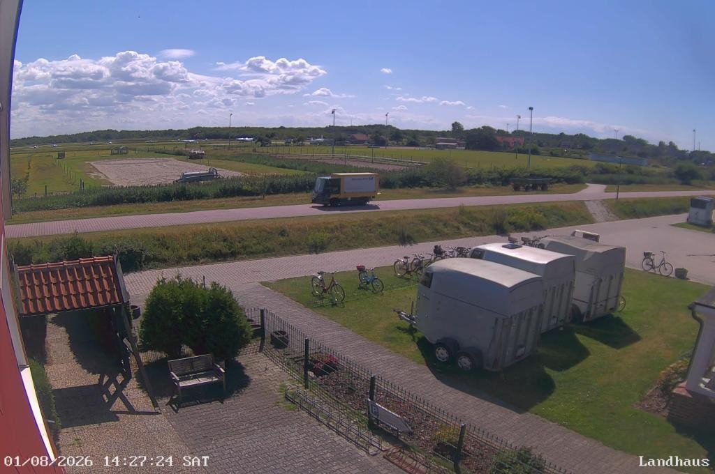Archiv Foto Webcam Langeoog: Landhaus am Schniederdamm