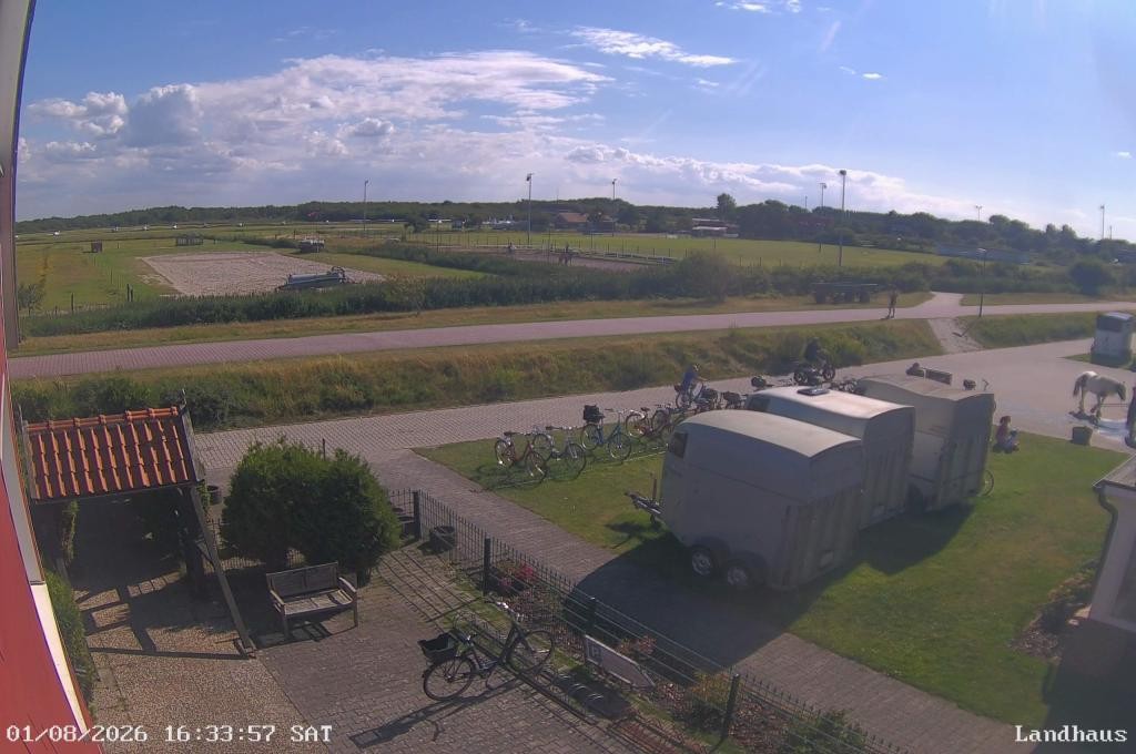 Archiv Foto Webcam Langeoog: Landhaus am Schniederdamm