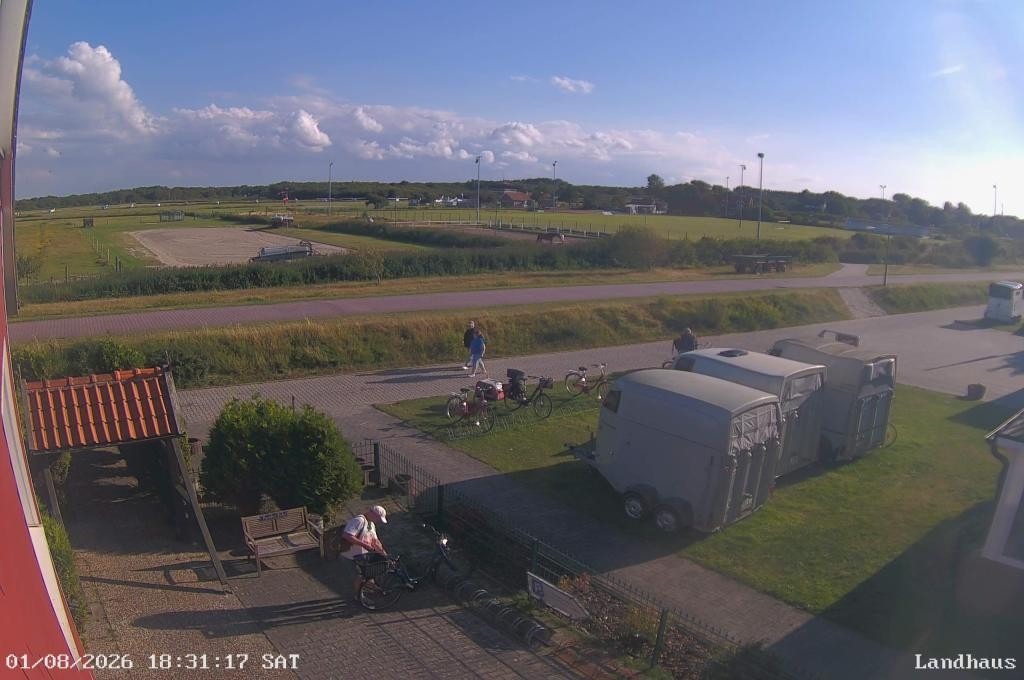 Archiv Foto Webcam Langeoog: Landhaus am Schniederdamm