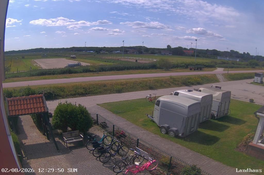 Archiv Foto Webcam Langeoog: Landhaus am Schniederdamm